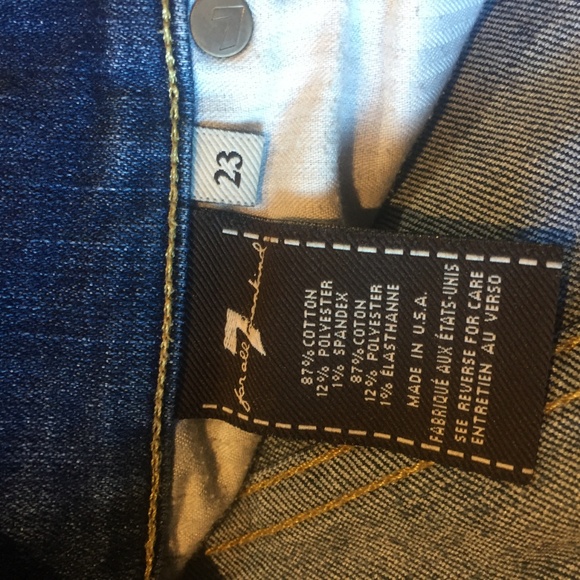 7 For All Mankind Straight Jeans - Picture 3 of 7